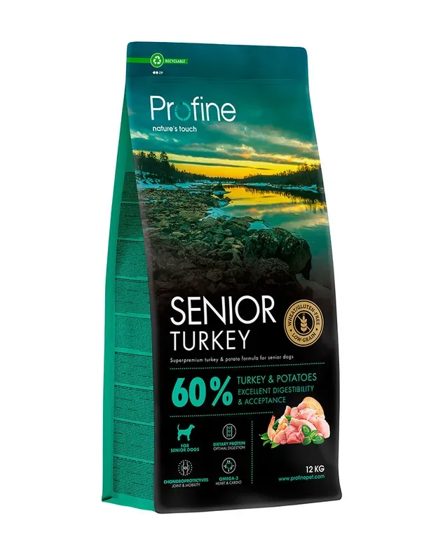 Dog Senior Kalkon Torrfoder för Äldre Hundar – 12 kg Extra rabatt