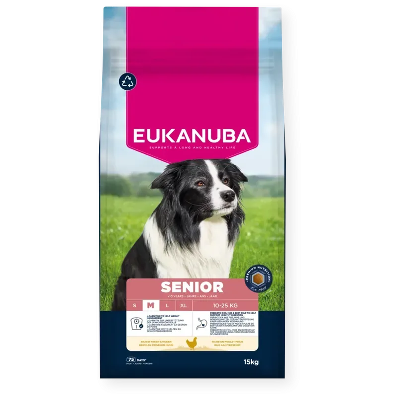 Dog Senior Medium Breed Kyckling 15 kg Snabb frakt