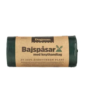 Dogman Bajspåsar 100% återv plast 60p Grön