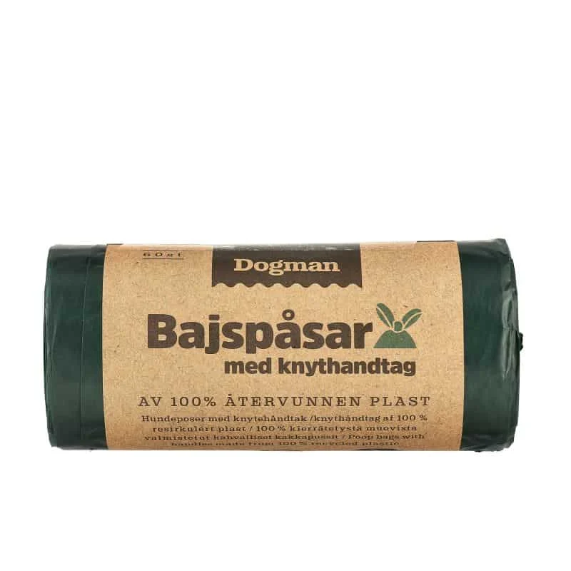 Dogman Bajspåsar 100% återv plast 60p Grön - Image 2