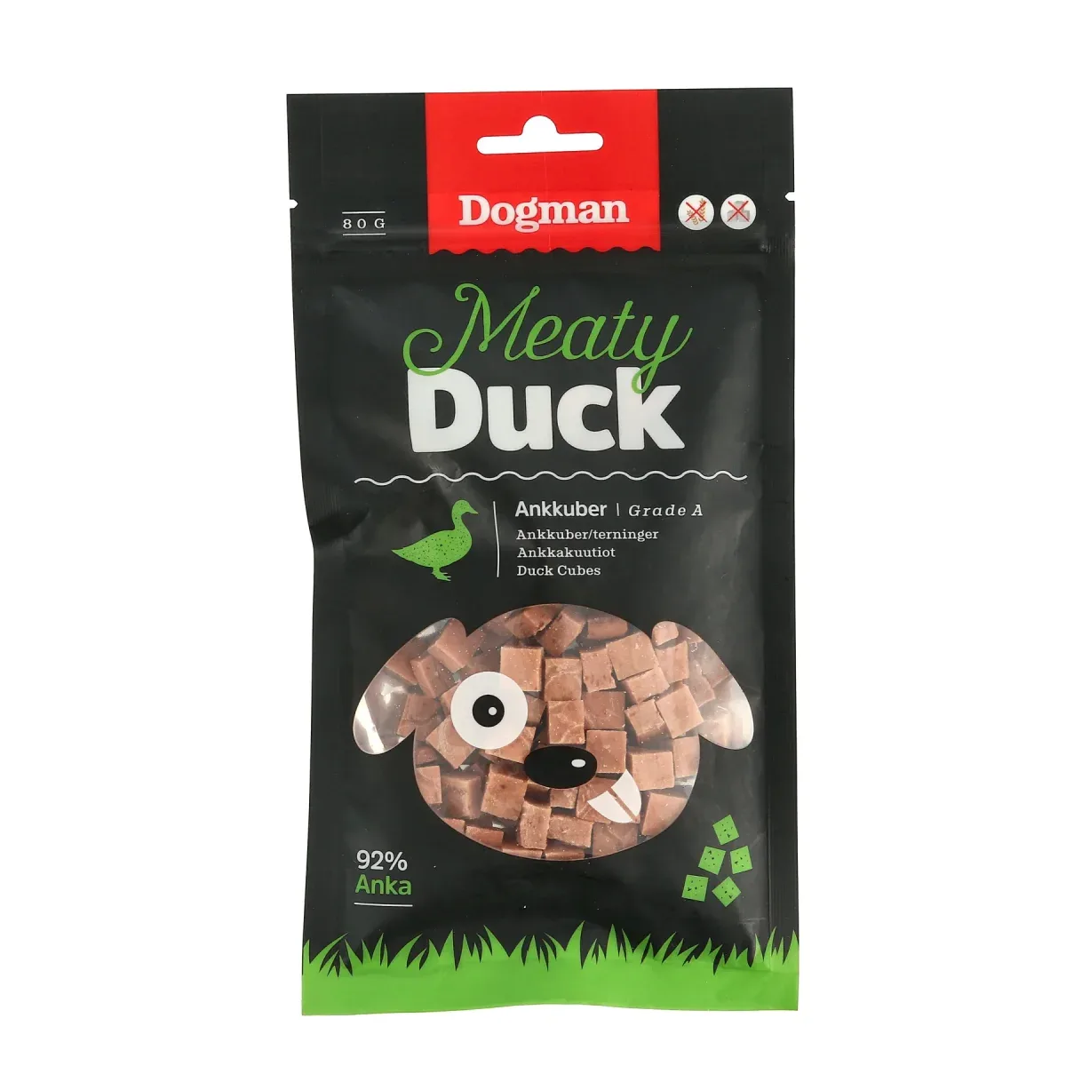 Dogman Meaty kuber Duck 80g