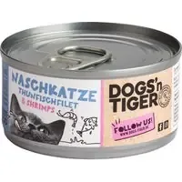 Dogs‘n Tiger Cat Filet 12 x 70 g – Tonfiskfilé & räkor Kundfavorit