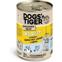 Dogs‘n Tiger gourmetmeny 6 x 400 g – Kyckling med lax Begränsad tid