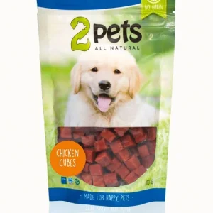 Dogsnack Chicken Cubes