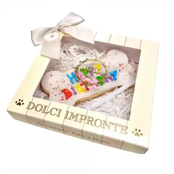 Dolci Impronte Födelsedagstårta Vit 95g Erbjudandepris