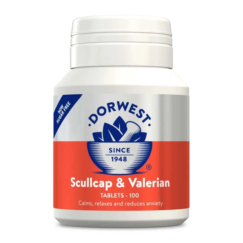Dorwest Scullcap & Valerian tabletter (lugnande)