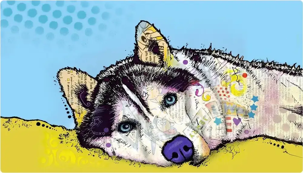 Drymate Matskålsunderlägg Siberian Husky Säker betalning