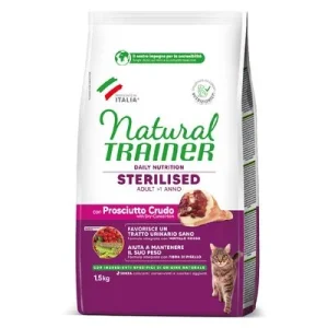 ***DUBBEL Natural Trainer Sterilised med råskinka