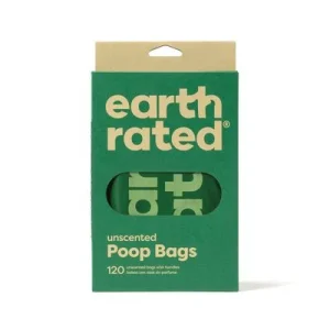 Earth Rated 120 bajspåsar med handtag