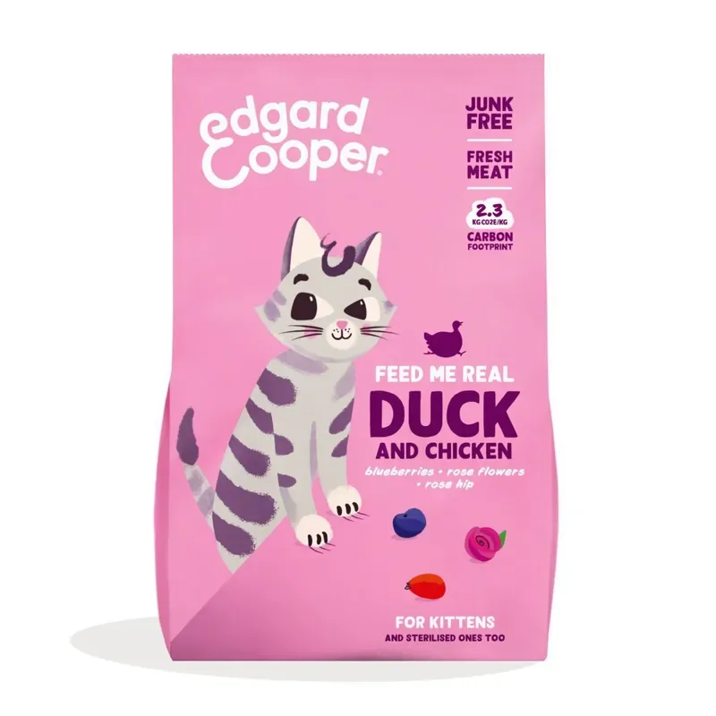 Edgard & Cooper Kitten Duck & Chicken 2 kg Trygg betalning