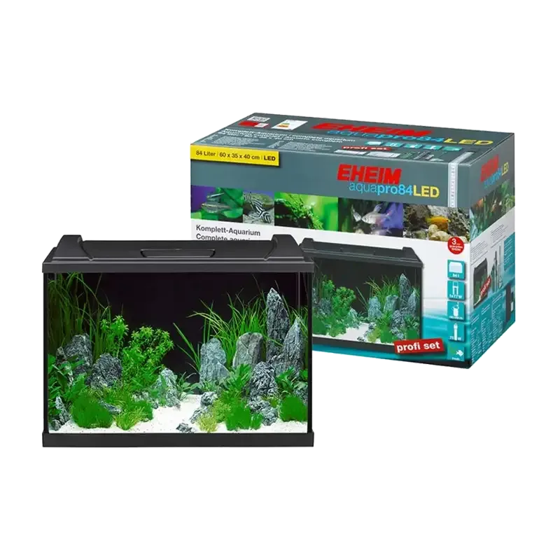Eheim AquaPro LED Svart Komplett – 84 L