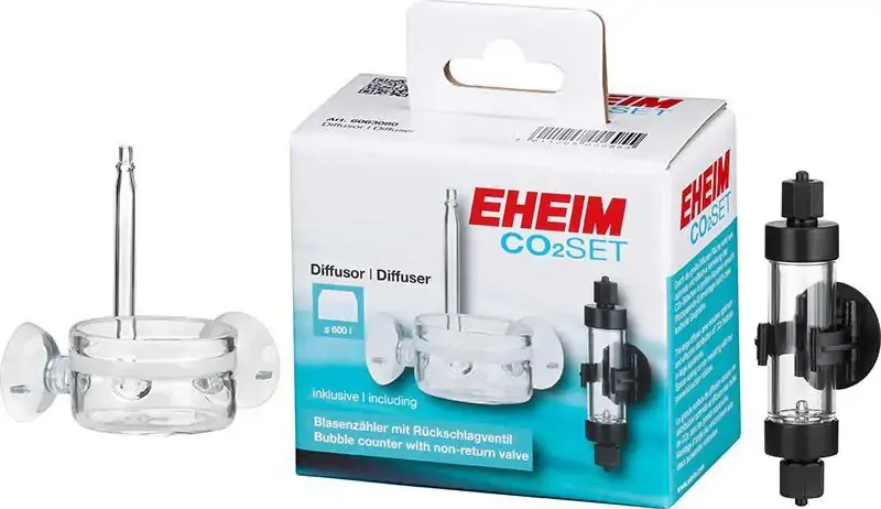 Eheim Co2 Diffusor 600l + Bubbelräknare med Backventil