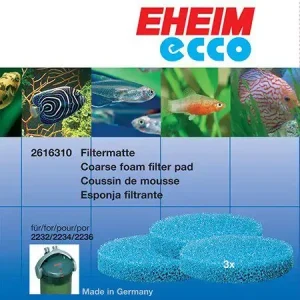 Eheim Filtermatta Blå 3st Ecco Pro/ Ecco/ecco Comfort