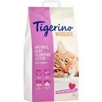Ekonomipack 2 x 14 l Tigerino Nuggies kattsand – Babypuderdoft (2x14l) Handla nu