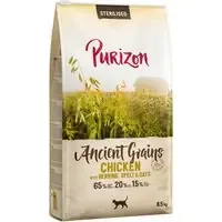 Ekonomipack 2 x 6,5 kg Purizon Ancient Grains Adult – med urkorn – Sterilised Chicken & Fish Utförsäljning