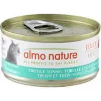 Ekonomipack Almo Nature HFC Natural 12 x 70 g – HFC Natural Öring & tonfisk i gelé Kampanj