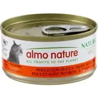 Ekonomipack Almo Nature HFC Natural 24 x 70 g – HFC Natural Kyckling & pumpa Populärt val