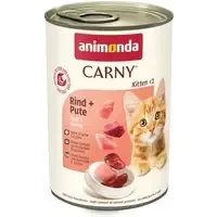 Ekonomipack animonda Carny Kitten 24 x 400 g – Nötkött & kalkon Begränsat erbjudande