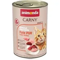 Ekonomipack animonda Carny Single Protein Adult 24 x 400 g – Ren kalkon Sänkt pris