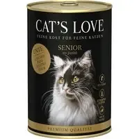 Ekonomipack Cat‘s Love 12 x 400 g – Senior Anka Extra rabatt