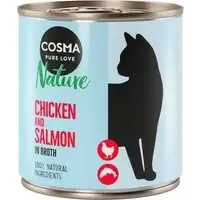Ekonomipack Cosma Nature 12 x 280 g – Kyckling & lax Beställ idag
