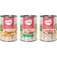 Ekonomipack Feringa Classic Meat Menu 12 x 400 g – Mixpaket I Kanin & kalkon, Fjäderfä, Lax & kalkon Begränsat erbjudande