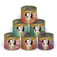 Ekonomipack KITTY Cat Adult paté 24 x 200 g – Mixpack III (6 sorter) Erbjudande