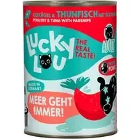 Ekonomipack Lucky Lou Adult 24 x 400 g – Fjäderfä & tonfisk Billig