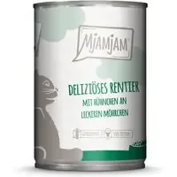 Ekonomipack MjAMjAM 24 x 400 g – Läcker ren med kyckling och läckra morötter Endast idag