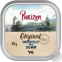 Ekonomipack Purizon Original 24 x 85 g – Kycklingfilé med lax Reapris