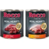 Ekonomipack Rocco Real Hearts 24 x 800 g – Blandpack, 2 sorter Utförsäljning