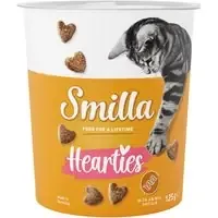 Ekonomipack Smilla Hearties kattgodis – 3 x 125 g Fynd