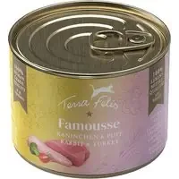 Ekonomipack Terra Felis Famousse 24 x 200 g – Kanin & Kalkon Lågt pris