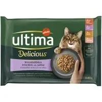 Ekonomipack Ultima Delicious Adult Sterilized 96 x 85 g – Kötturval Rabatter