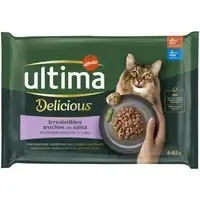 Ekonomipack Ultima Delicious Adult Sterilized 96 x 85 g – Nötkött + Tonfisk Handla nu