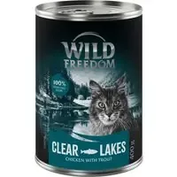 Ekonomipack Wild Freedom Adult 24 x 400 g – spannmålsfritt – Clear Lakes – öring & kyckling Begränsat antal