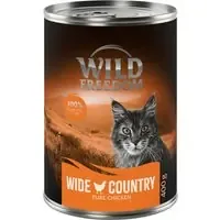 Ekonomipack Wild Freedom Adult 24 x 400 g – spannmålsfritt – Wide Country – kyckling pur Säker betalning