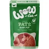Ekonomipack WOW Cat Adult 24 x 125 g – Ren kyckling Utförsäljning