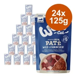 Ekonomipack: WOW Cat Senior Paté 24 x 125 g
