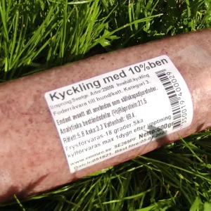 Emmzo BARF Kyckling, 10% ben, 1 kg