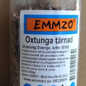 Emmzo Oxtunga tärnat 300g