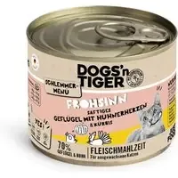 Endast denna vecka Dogs‘n Tiger gourmetmeny 6 x 200 g – Fjäderfä med kyckling