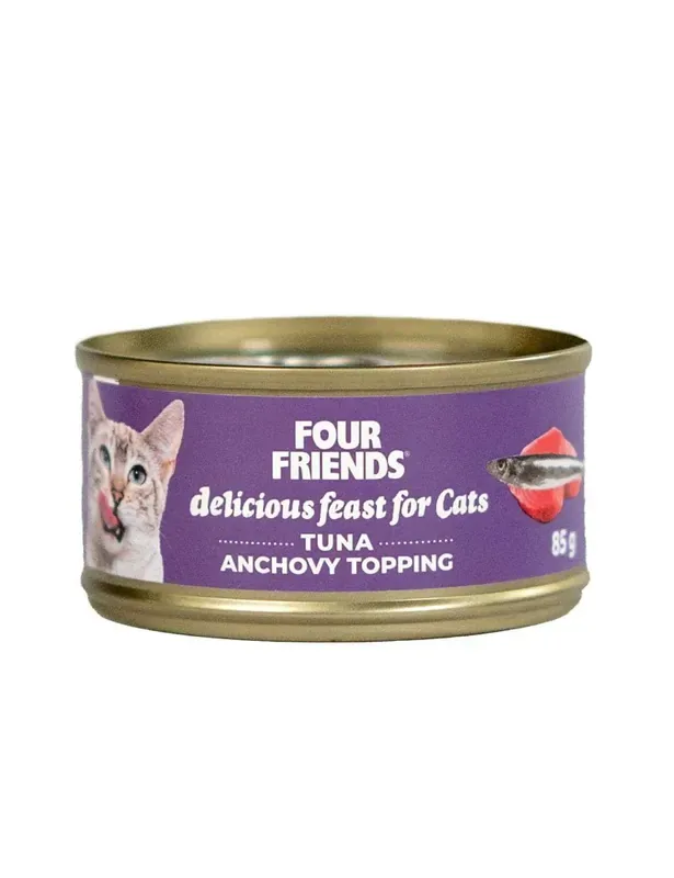 Endast denna vecka FourFriends Tuna & Anchovy – 85 g