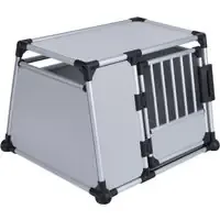 Endast denna vecka Trixie transportbur Aluminium – B 93 x D 81 x H 64 cm (storlek L)