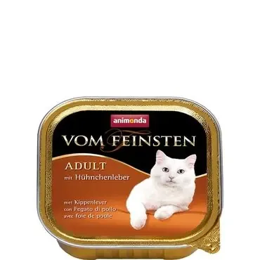 Endast idag Animonda Vom Feinsten Adult Kycklinglever 100 g våtfoder för katter