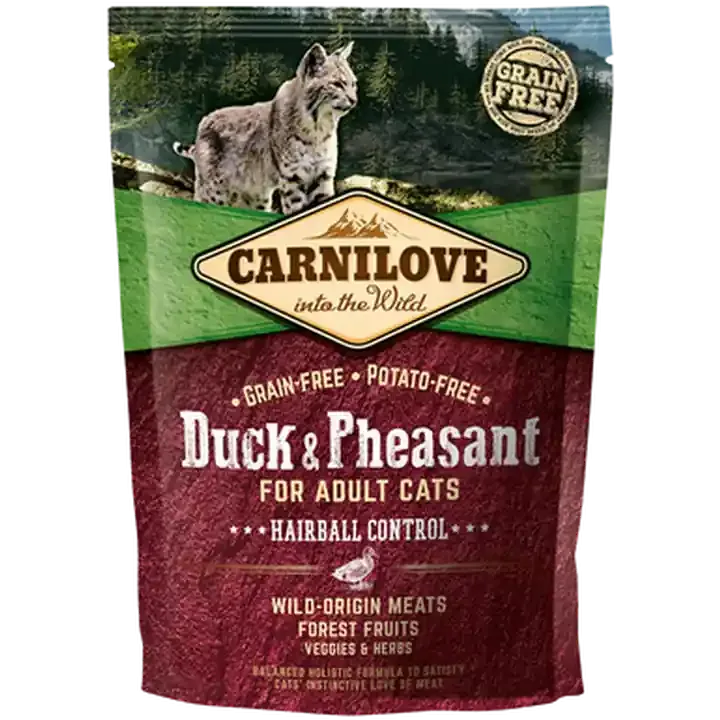 Endast idag Cat Duck & Pheasant Hairball Controll 2 kg