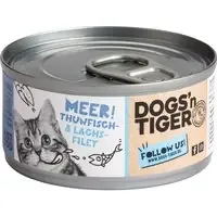 Endast idag Dogs‘n Tiger Cat Filet 12 x 70 g – Tonfisk- & laxfilé