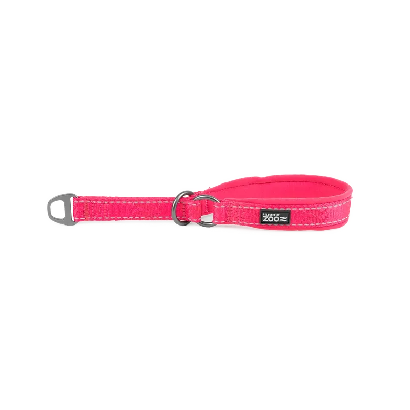 Endast idag Hundhalsband Rufus halvstryp 20 mm x 3545 cm Rosa