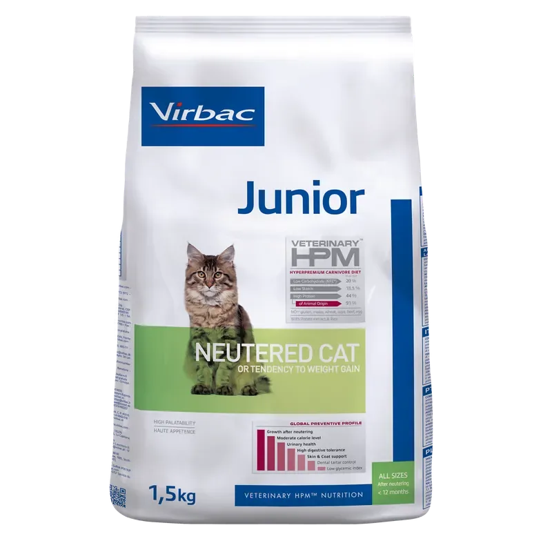 Endast idag Junior Neutered Torrfoder till Kattunge – 1,5 kg