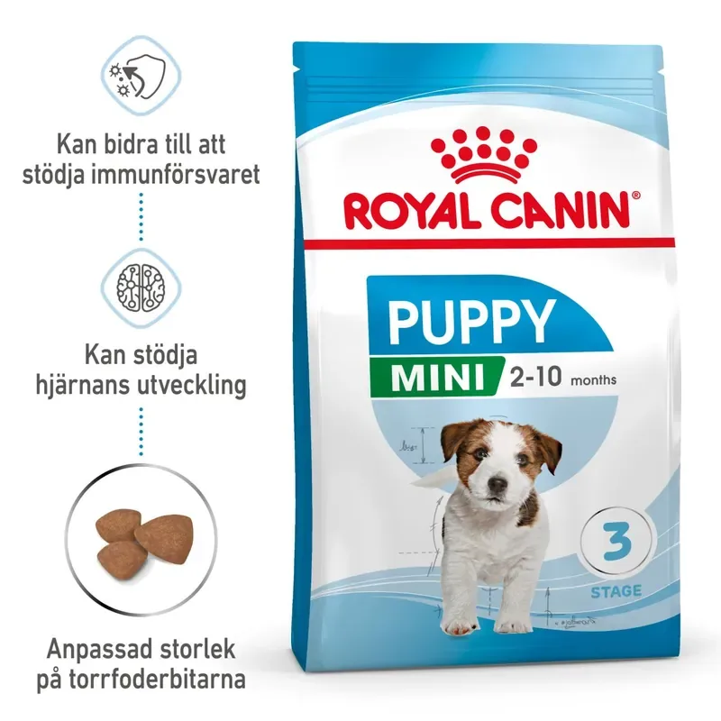 Endast idag Mini Puppy Torrfoder för hundvalp 8 kg